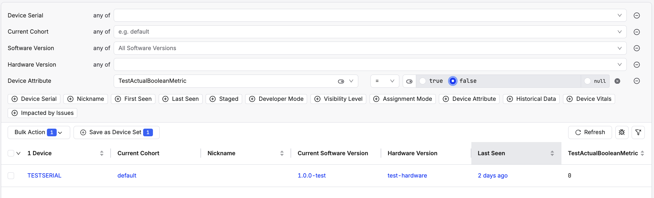 Metrics