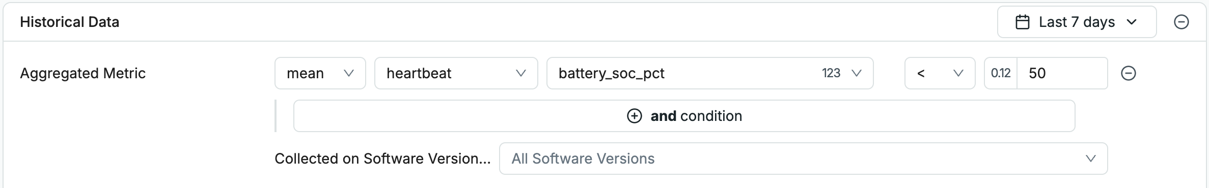 Device search by Aggregated Metric Device search by Aggregated Metric