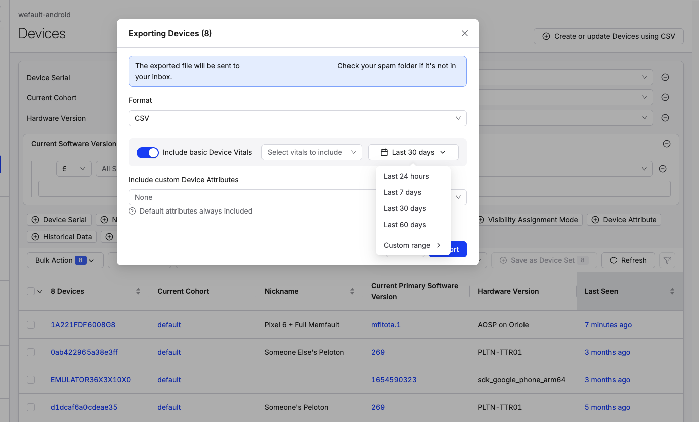 Device Inventory | nRF Cloud Docs